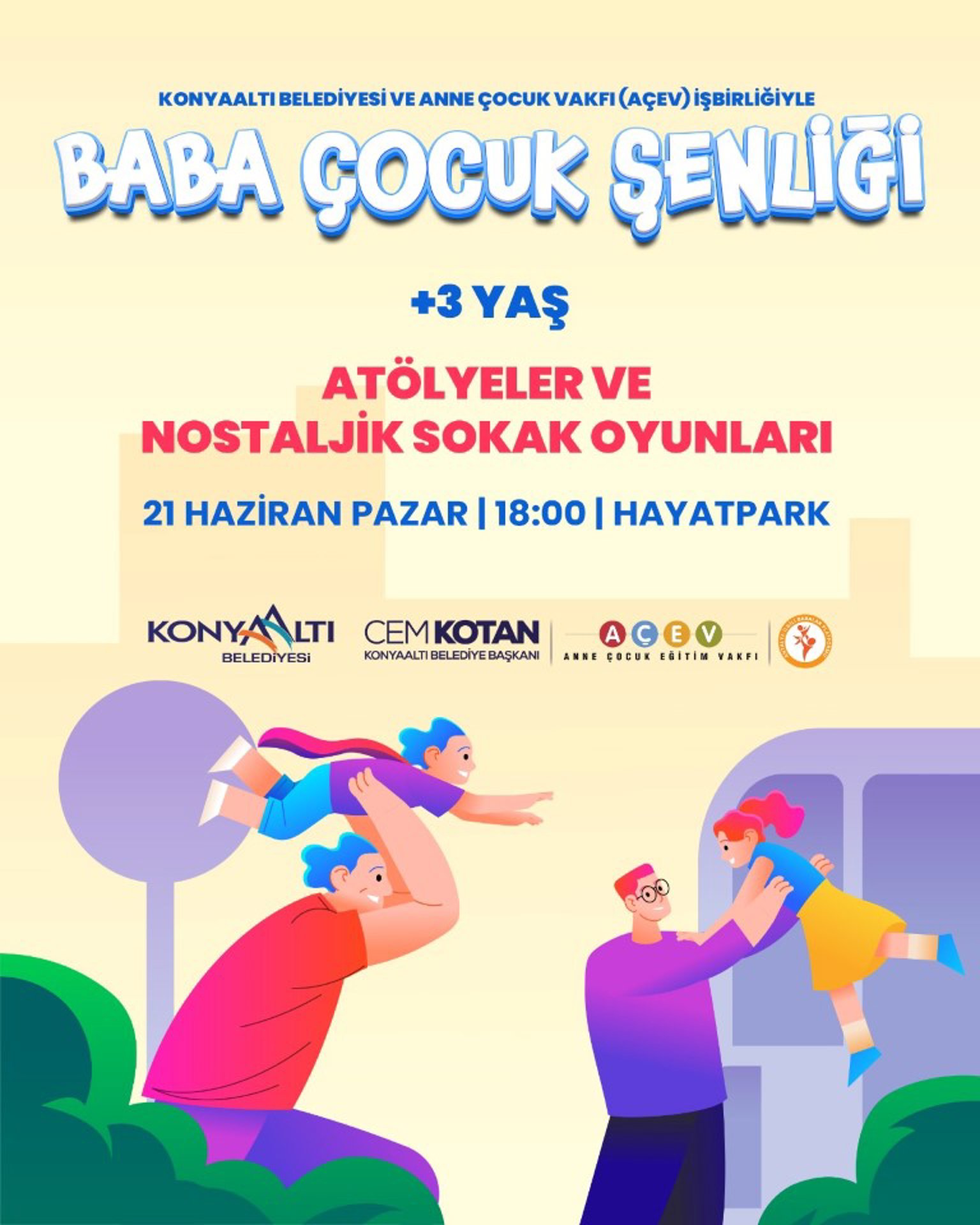 Konyaaltı Belediyesi'nden Babalar Günü'ne özel şenlik